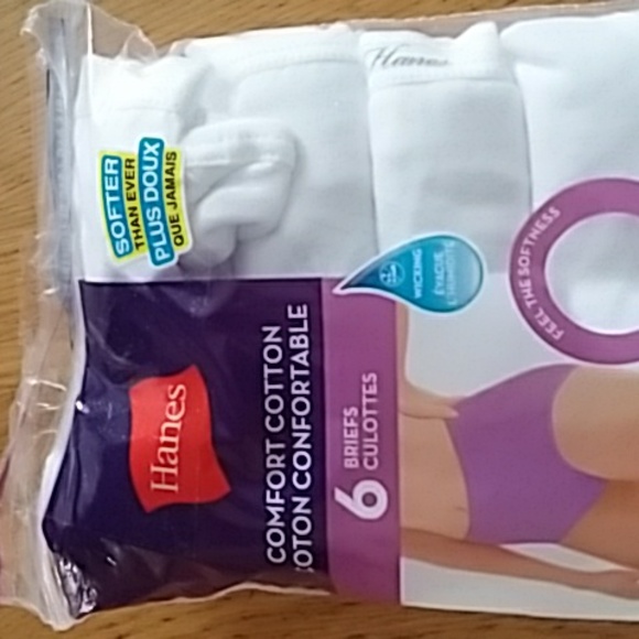 New Hanes Comfort Cotton White Briefs - Picture 3 of 4